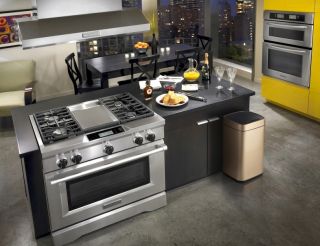 Ведро для мусора Weltwasser WW RONE CG 28L шампань золото